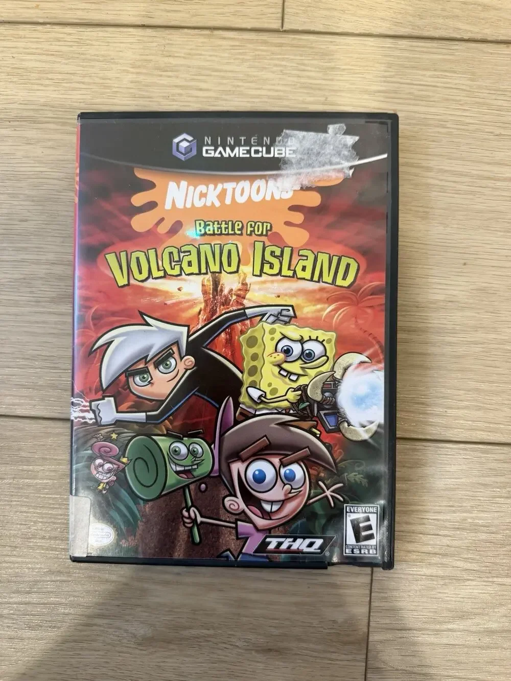 Nicktoons: Battle for Volcano Island (Nintendo GameCube CIB W/Manual Tested